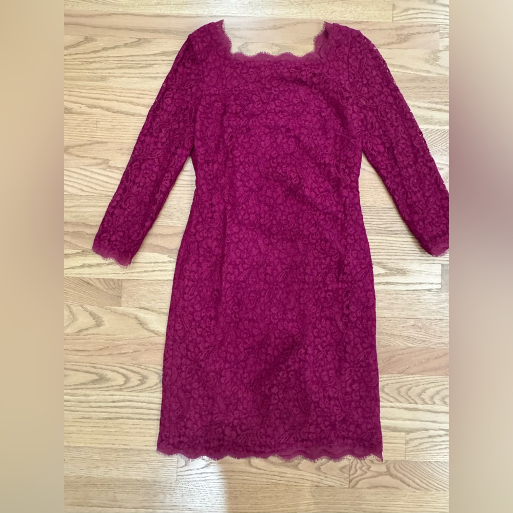 Adrianna Papell Lace Sheath Dress - Size 6